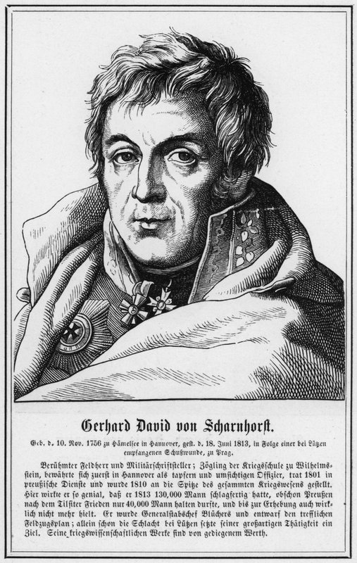 Gerhard David von Scharnhorst da German School