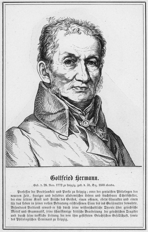 Gottfried Hermann (incisione) da German School