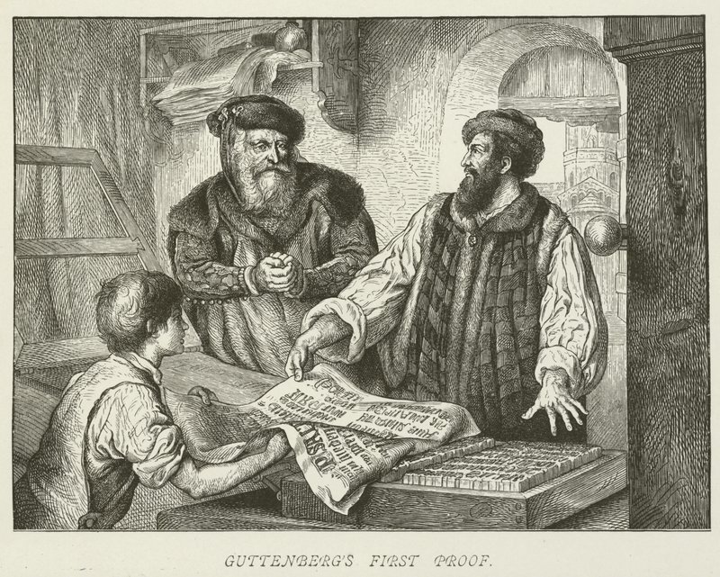 La prima prova di Gutenberg da German School