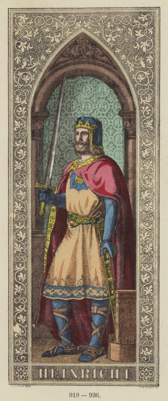 Enrico I, 919-936 da German School