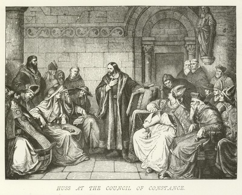 Huss al Concilio di Costanza da German School