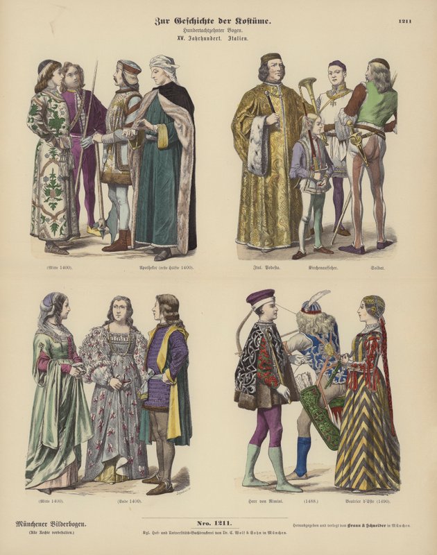 Costumi italiani da German School