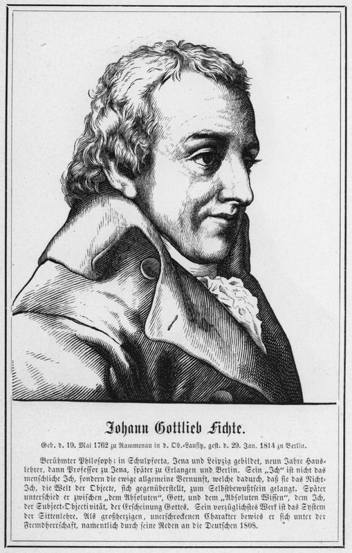 Johann Gottlieb Fichte da German School
