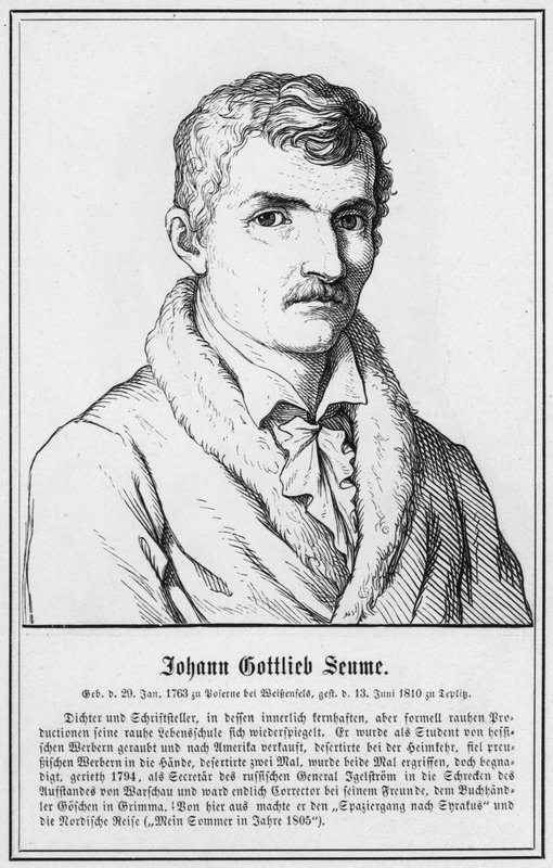Johann Gottlieb Seume da German School
