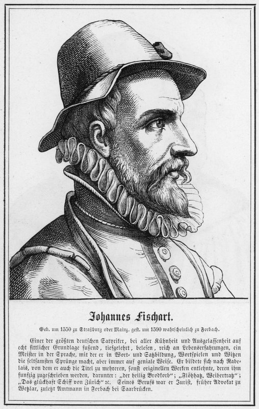 Johannes Fischart (incisione) da German School