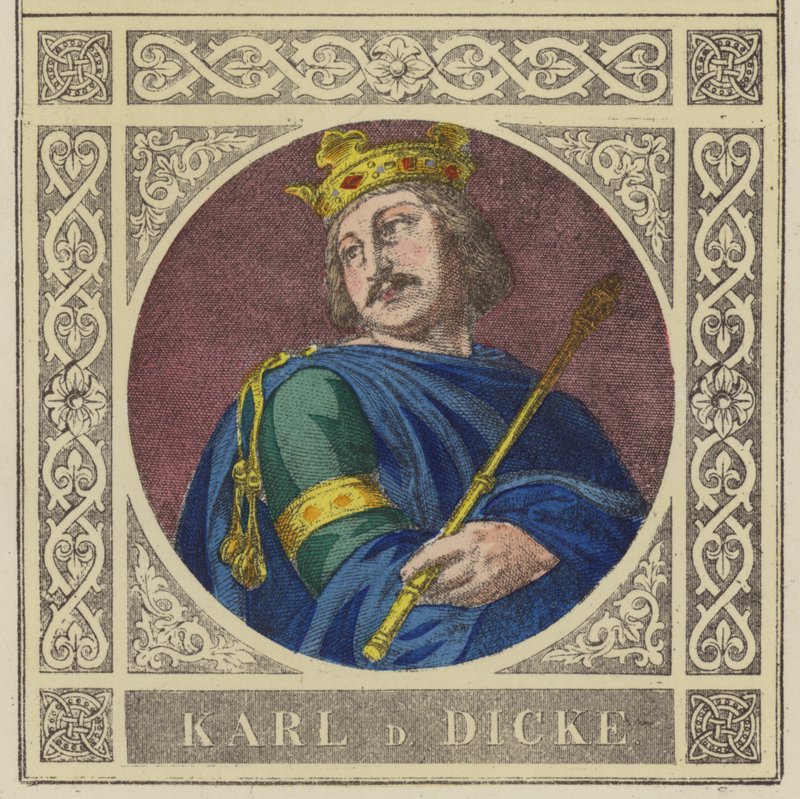 Carlo il Grosso, 876-887 da German School