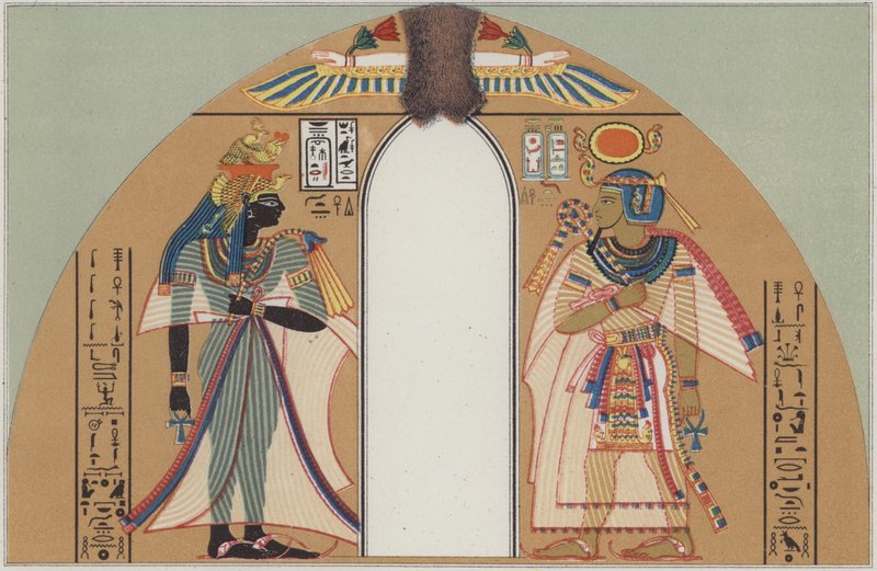 Re Amenhotep I e sua moglie da German School