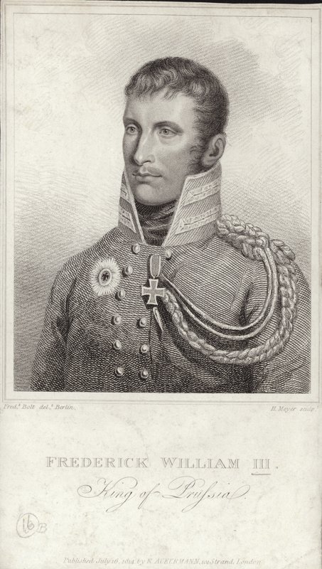 Re Federico Guglielmo III di Prussia da German School