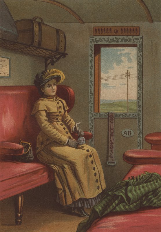 Signora in treno da German School