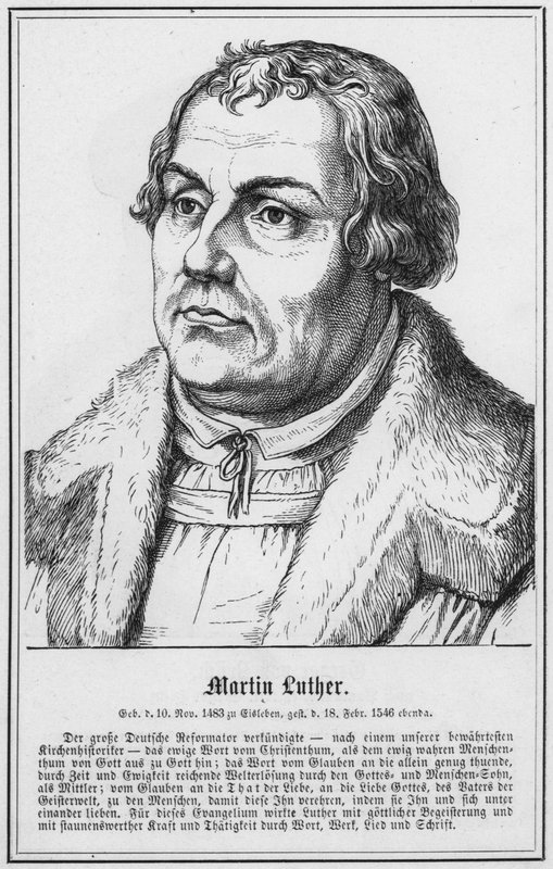 Martin Lutero da German School