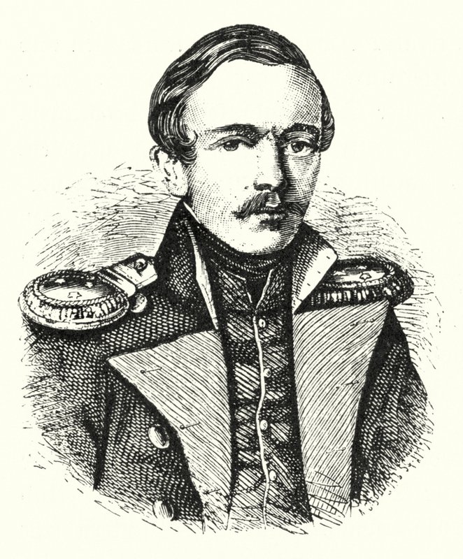Mikhail Lermontov, poeta, scrittore e pittore russo da German School