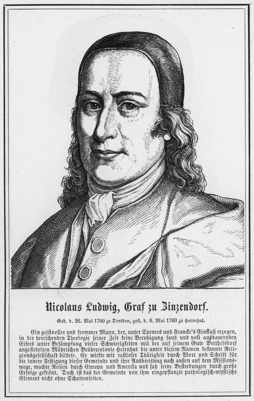 Nicolaus Ludwig, Conte di Zinzendorf da German School