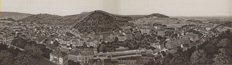 Panorama di Karlsbad da German School