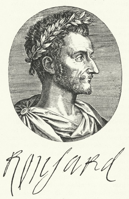 Pierre de Ronsard, poeta francese (incisione) da German School