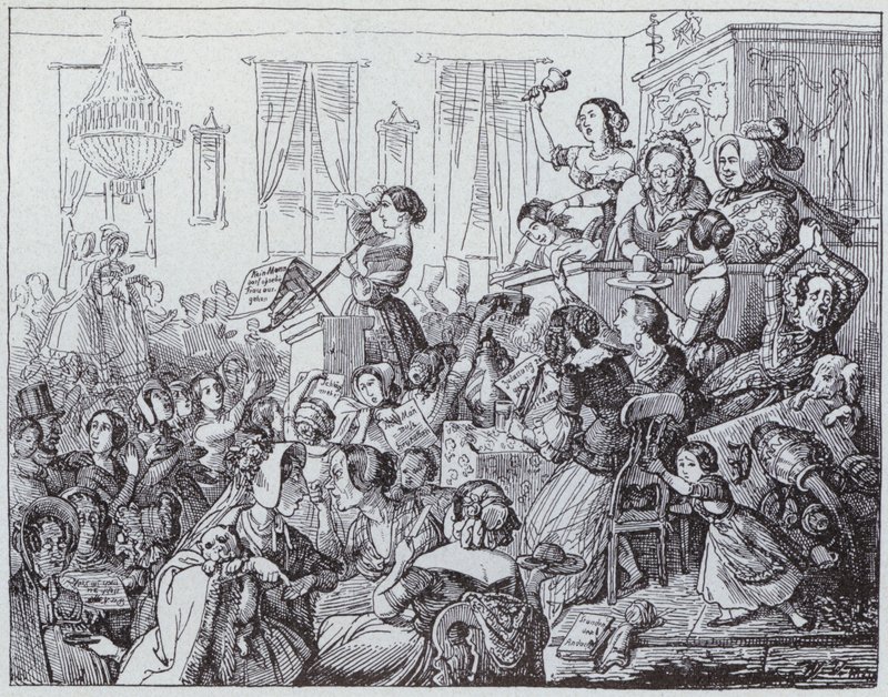 Club Politico delle Donne (litografia) da German School