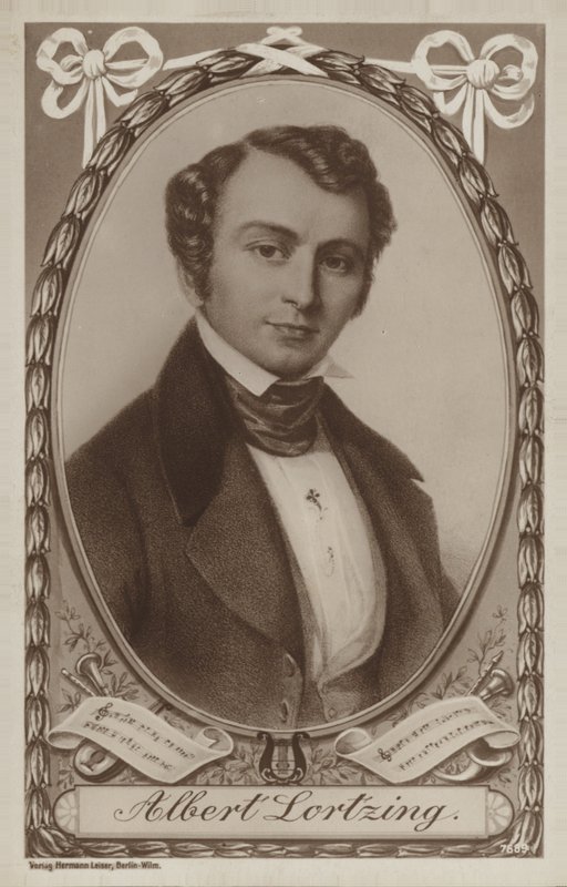 Ritratto di Albert Lortzing da German School