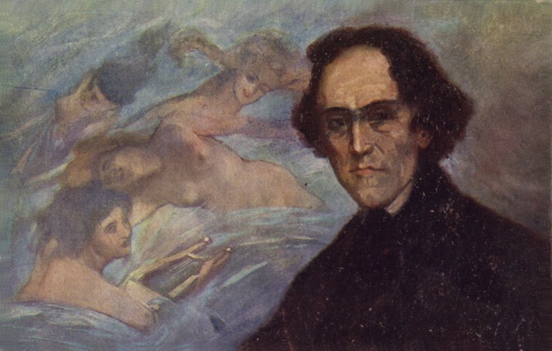 Ritratto di Giacomo Meyerbeer da German School