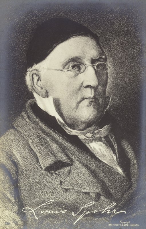 Ritratto di Louis Spohr da German School