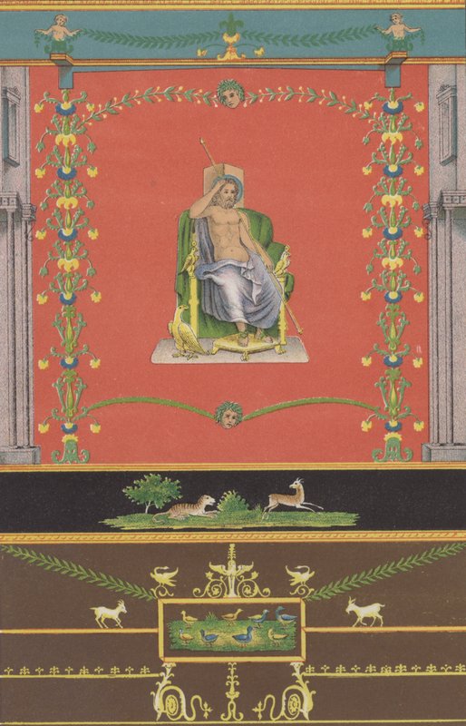 Affresco romano da Pompei da German School