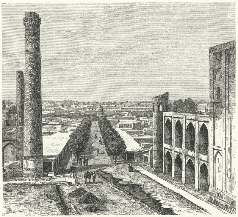 Samarcanda (incisione) da German School