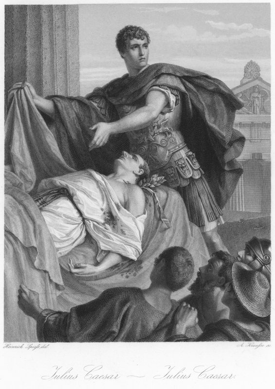 Scena da Giulio Cesare da German School