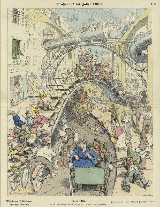 Scena di strada nell