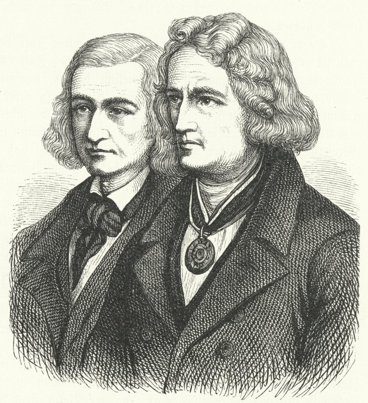 I fratelli Grimm (incisione) da German School