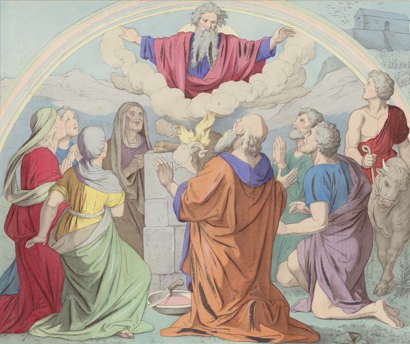 Il sacrificio di Noè da German School