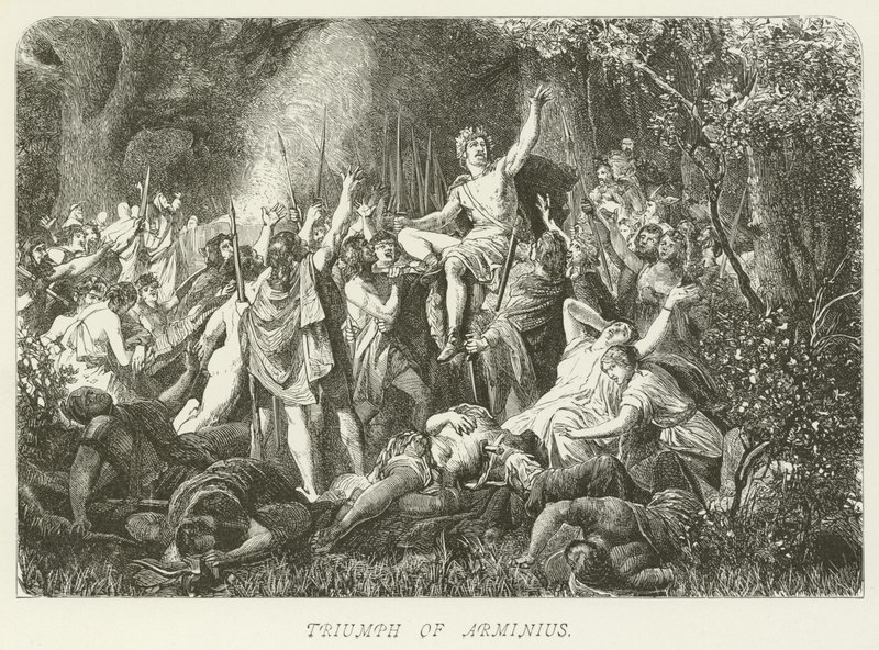 Trionfo di Arminio da German School