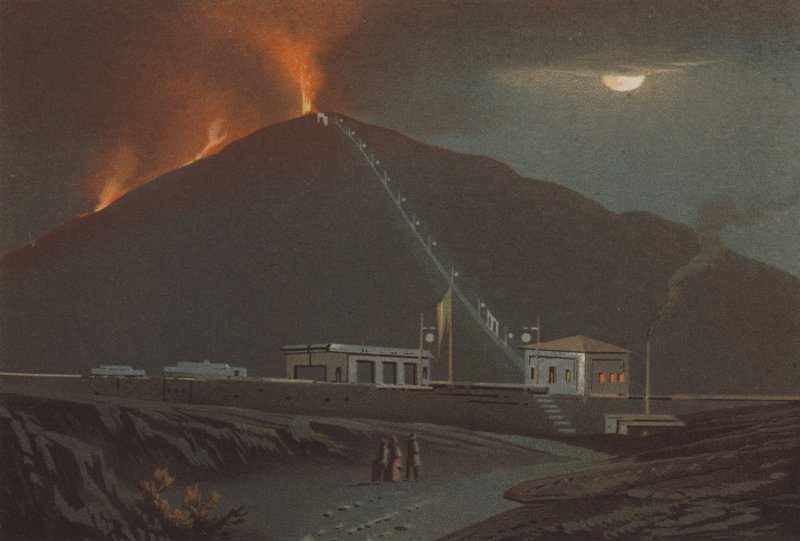 Eruzione del Vesuvio, 1880 da German School