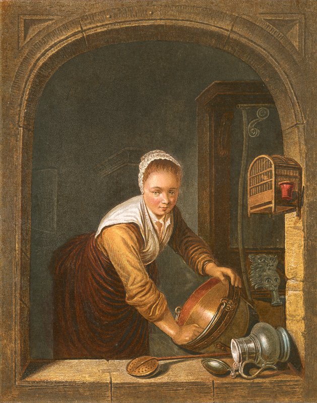 La Menagere da Gerrit Dou
