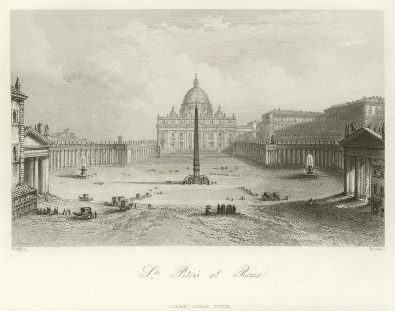 San Pietro a Roma da Giovanni Battista Piranesi