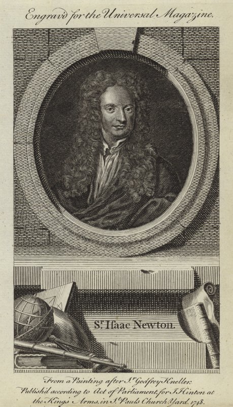 Sir Isaac Newton da Godfrey Kneller