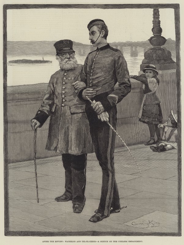 Dopo la Rassegna, Waterloo e Tel-el-Kebir, uno Schizzo sull