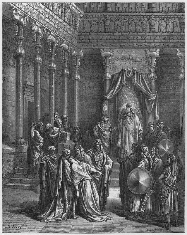 Ester davanti al Re da Gustave Dore