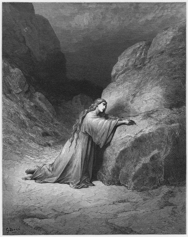 Maria Maddalena pentita da Gustave Dore