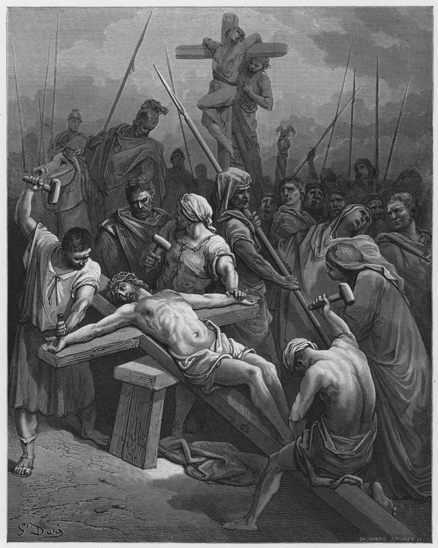 Crocifissione di Cristo da Gustave Dore