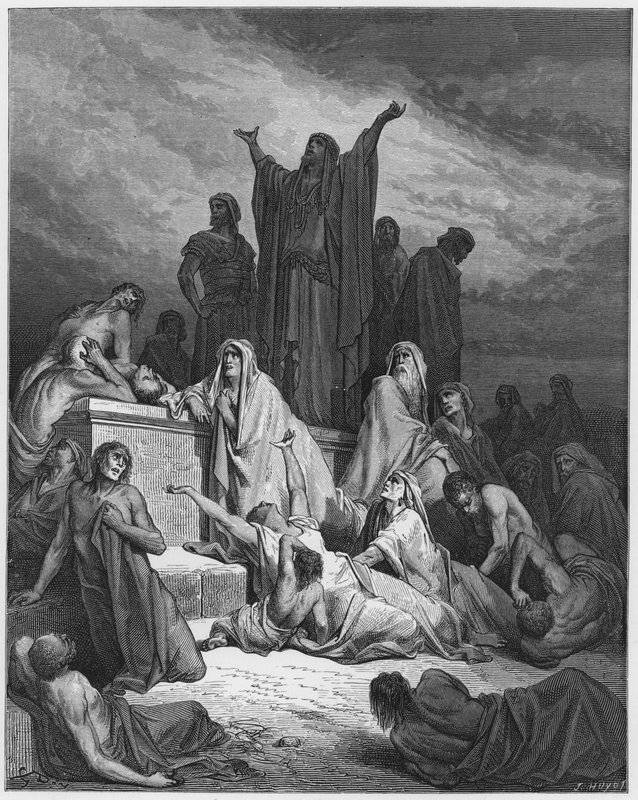 Peste di Gerusalemme da Gustave Dore