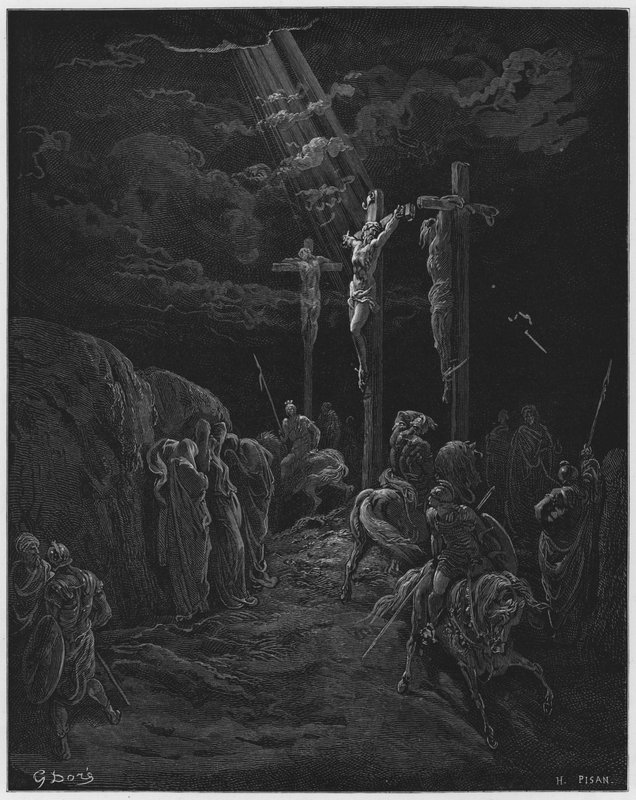 La morte di Cristo da Gustave Dore