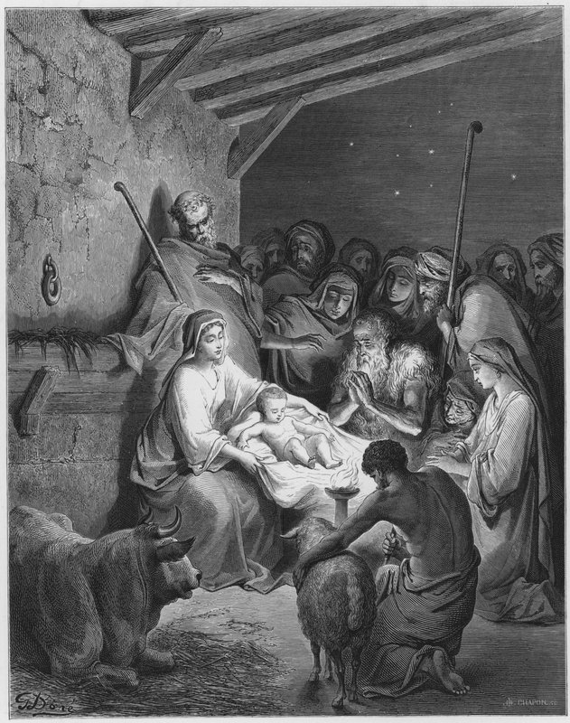 La natività da Gustave Dore