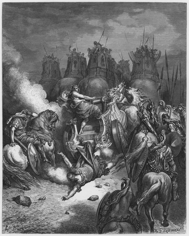 La punizione di Antioco da Gustave Dore