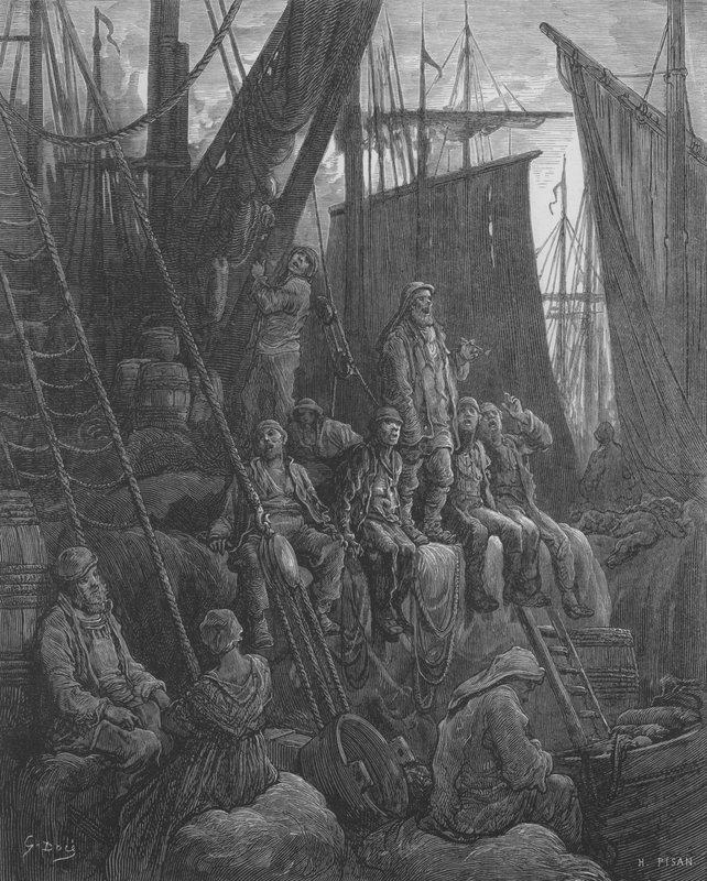 A bordo da Gustave after Dore
