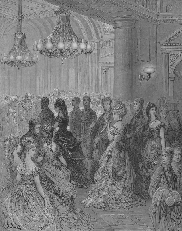 Mansion-House, Al Ballo da Gustave after Dore