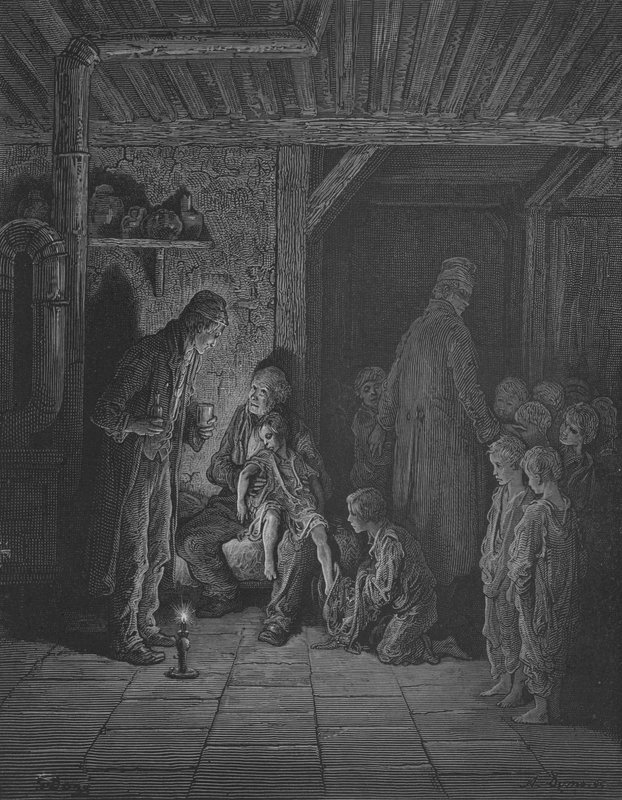 Una Casa Di Rifugio da Gustave after Dore