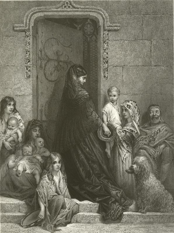 Elemosina da Gustave Dore