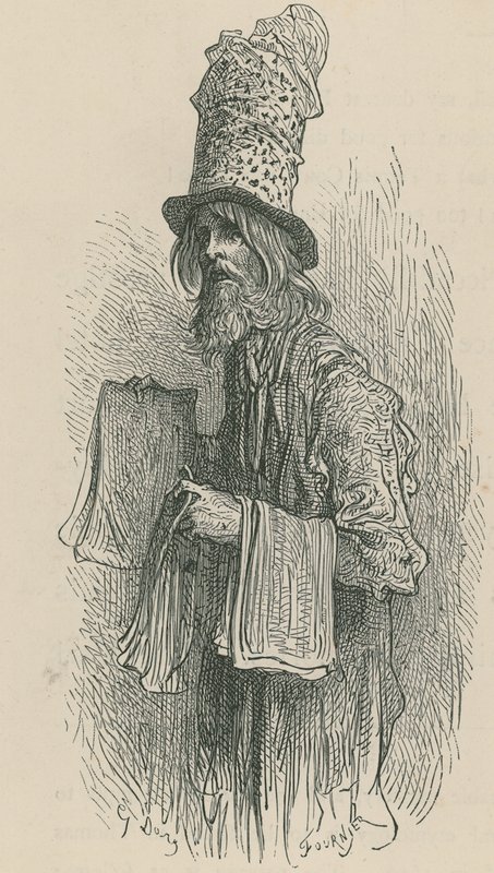 Il Venditore di Giornali da Gustave Dore