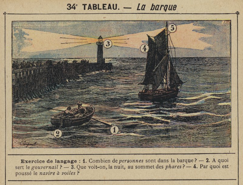 La barca da Gustave Fraipont