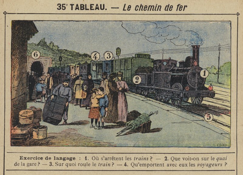 La ferrovia da Gustave Fraipont