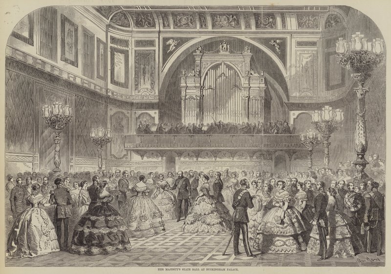 Il ballo di stato di Sua Maestà a Buckingham Palace da Gustave Janet