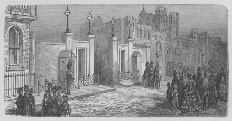Una porta di Saint-James da Gustave after Dore